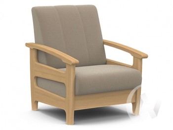 Кресло для отдыха Омега (бук лак/CATANIA LATTE) в Пролетарском - proletarskij.mebel54.com | фото