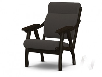 Кресло Вега-10 (венге лак/ULTRA GRAFIT) в Пролетарском - proletarskij.mebel54.com | фото