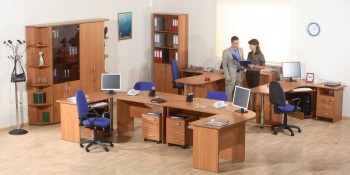 Мебель для персонала Альфа 61 Ольха в Пролетарском - proletarskij.mebel54.com | фото